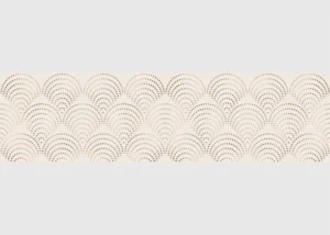 Wall Border Beige Peacock Mosaic | 5 m x 13.8 cm | WB 8463