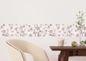 Wall Border Magnolia Flowers | 5 m x 13.8 cm | WB 8465 - Obrázek 2