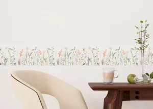 Samolepící bordura na zeď Jemný Květ | 5 m x 13.8 cm | WB 8485 - Obrázek 2