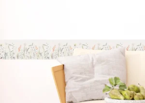 Samolepící bordura na zeď Jemný Květ | 5 m x 13.8 cm | WB 8485 - Obrázek 5