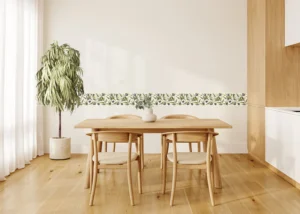 Samolepící bordura na zeď Olivová Ratolest Na Bílé | 5 m x 13.8 cm | WB 8519 - Obrázek 3