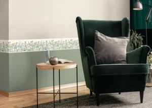 Wall Border Vetch Flowers on Beige | 5 m x 13.8 cm | WB 8529 - Obrázek 2