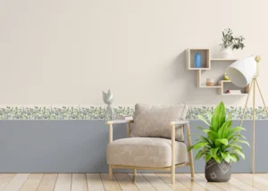 Wall Border Vetch Flowers on Beige | 5 m x 13.8 cm | WB 8529 - Obrázek 8